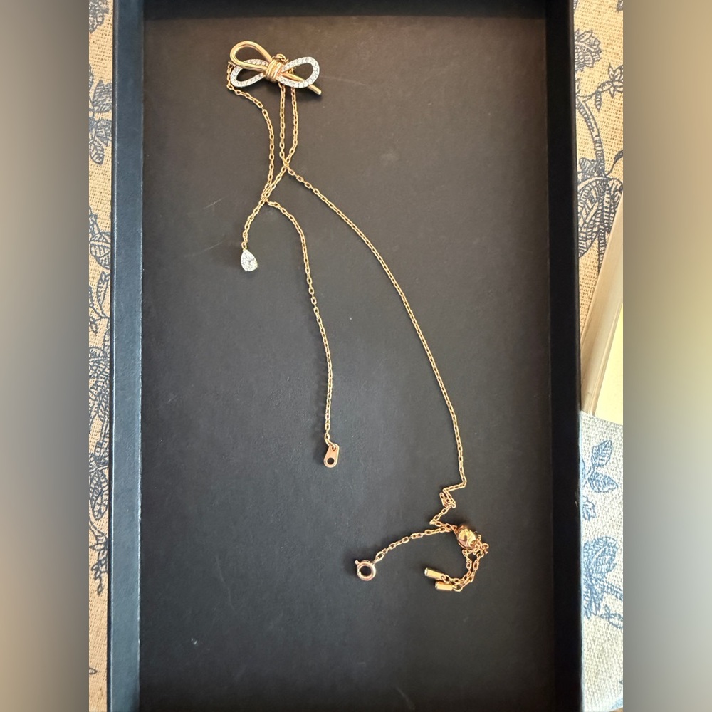 Swarovski Bow Necklace